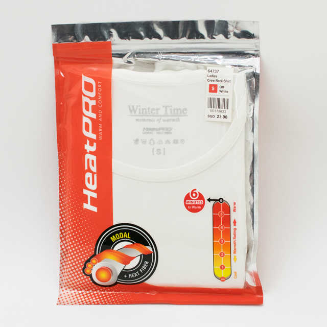 LADIES HEATPRO CREW NECK SHIRT|,|