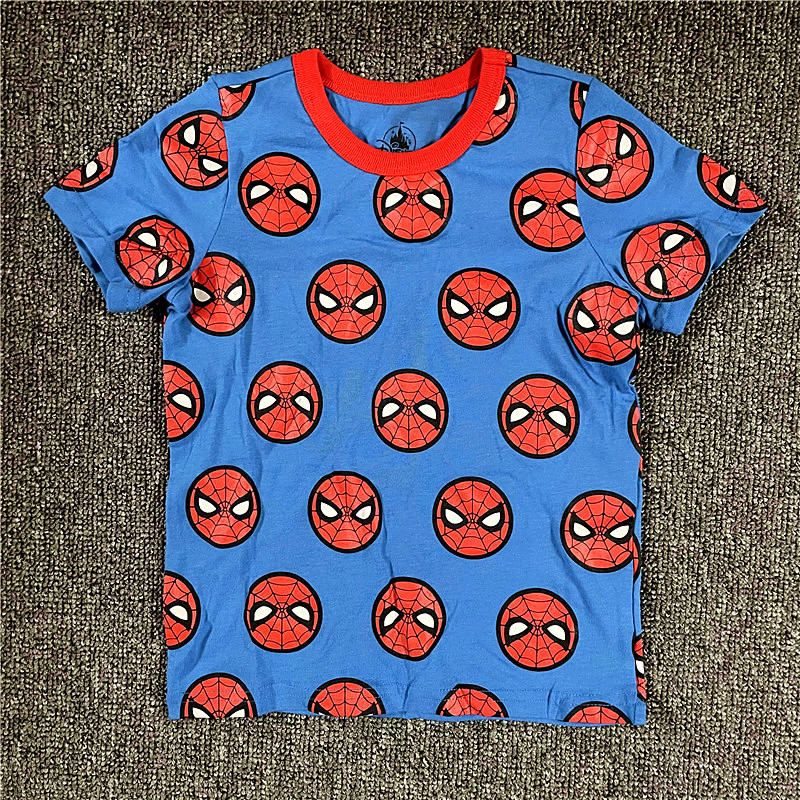 [SG Ready Stock] Toddler Boys Blue Spiderman Tee T-shirt Top [Little Gems SG] Sz 2-10 yrs|,|