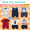 【Ready Stock】Baby clothes boys romper jumpsuit for formal wear birthday party celebration|,|