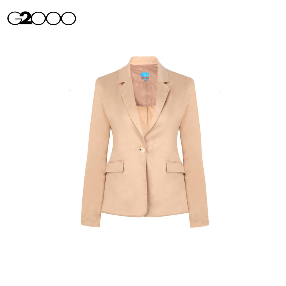 G2000 Women Elsie Easy Care Cotton Spandex Poplin Blazer|,|