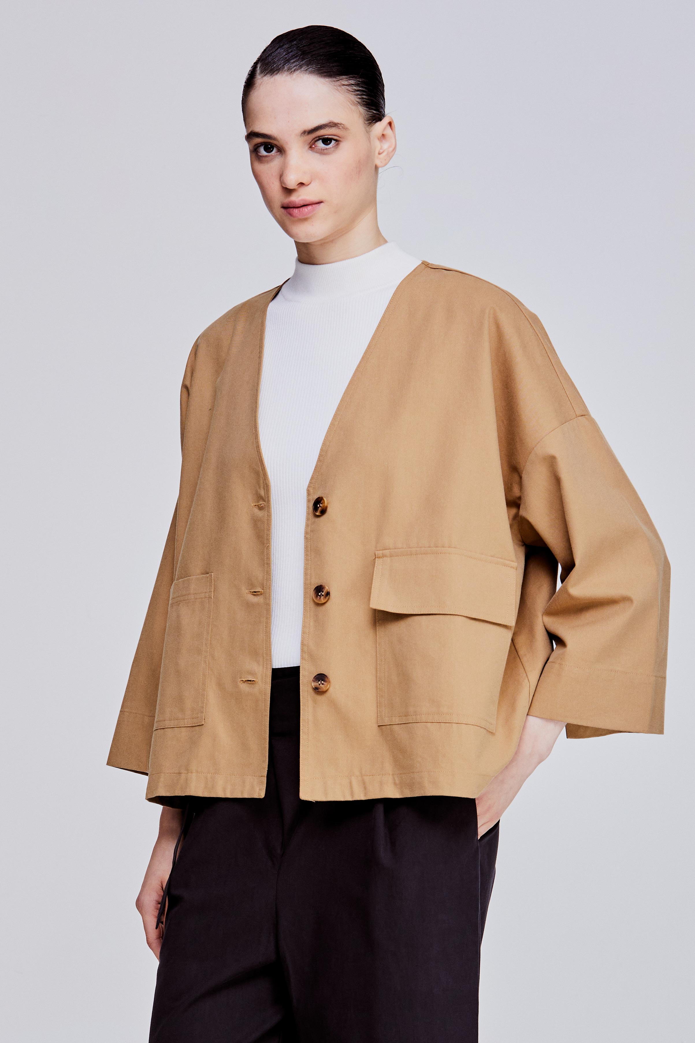 SANS &amp; SANS Flap-pockets Jacket|,|