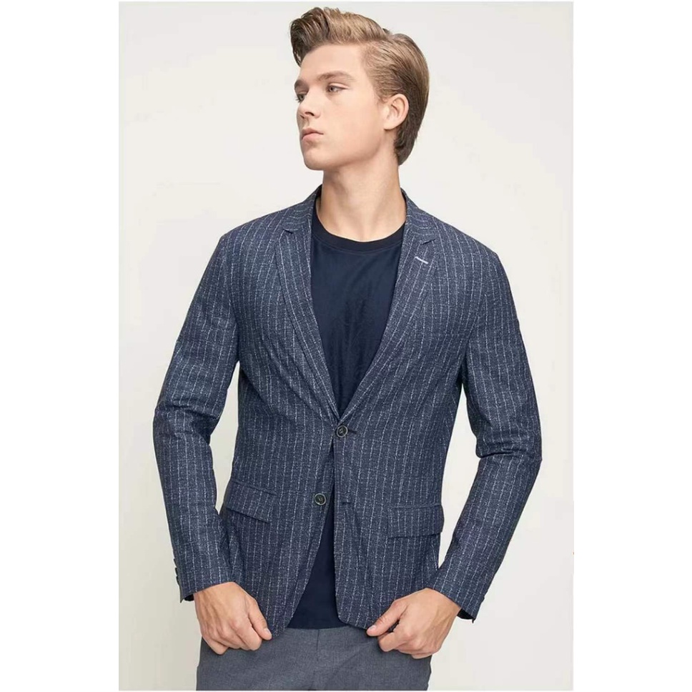 Business 3pc set pants+shirt+blazer men&#x27;s business suit Blazer groom best man slim handsome wedding dress best man|,|