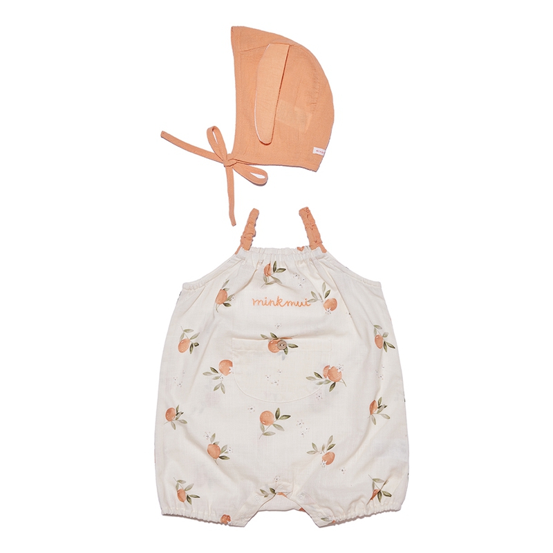 MINKMUI | Baby Boy Orange Jump-Suit Set littleground|,|
