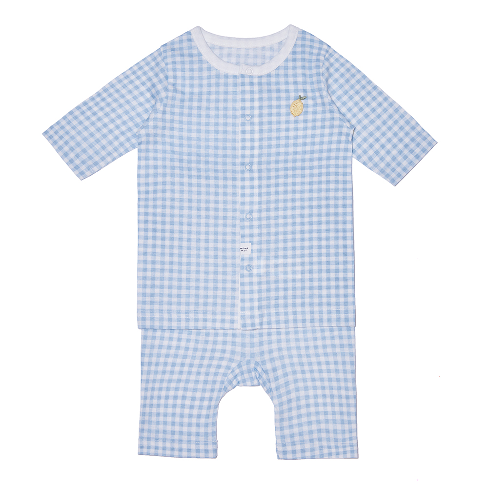 Minkmui | Baby Boys Check print jump-suit Littleground|,|
