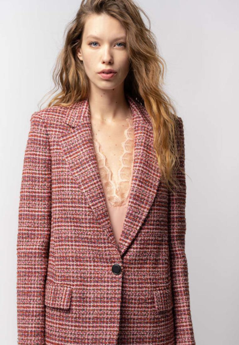 PINKO Patterned bouclé blazer|,|