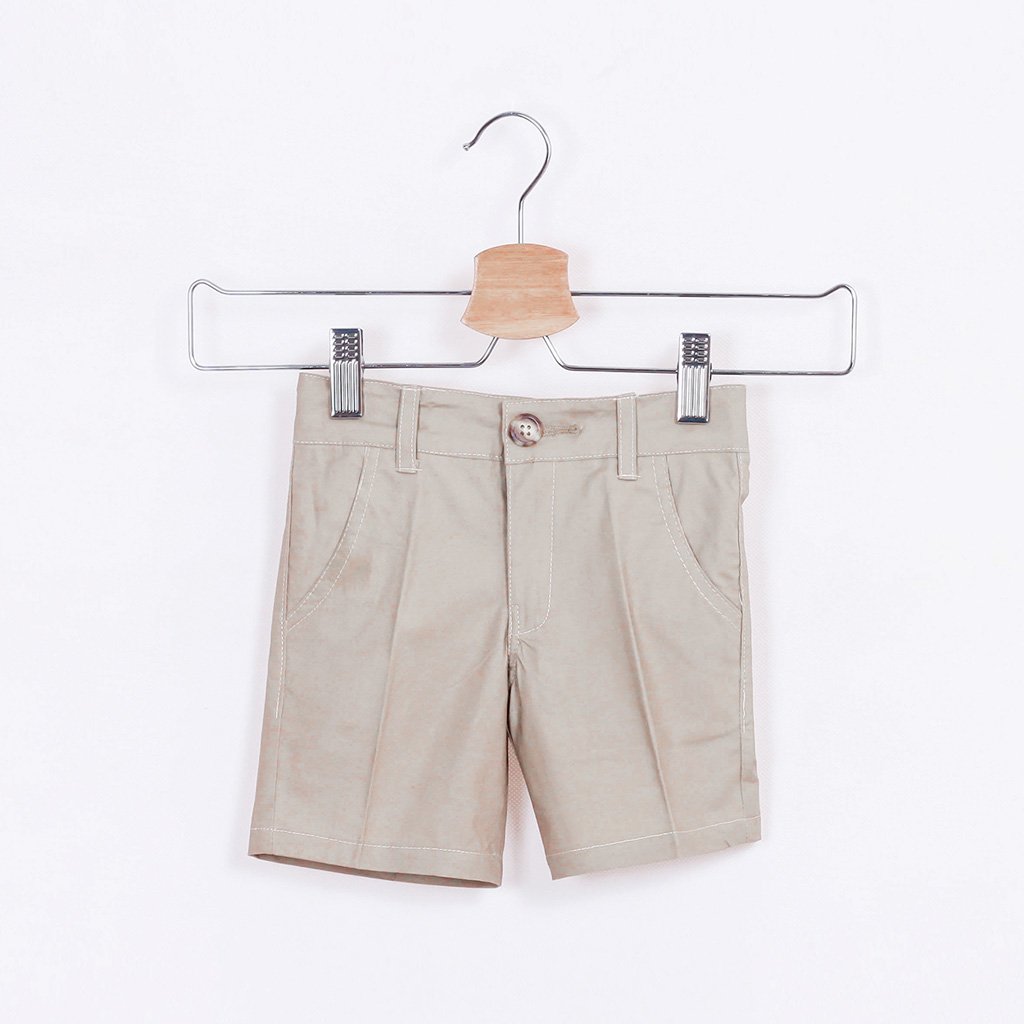 Spring Maternity Kyle Adjustable Waistband Bermuda Shorts Khaki|,|