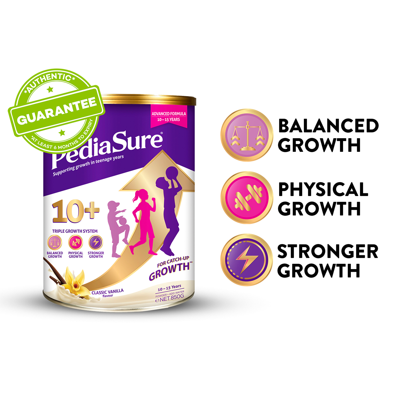 Pediasure 10+ Vanilla Powder|,|