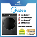 (Bulky) MIDEA MDK1088HP 10KG GREY FRONT LOAD HEAT PUMP DRYER|,|