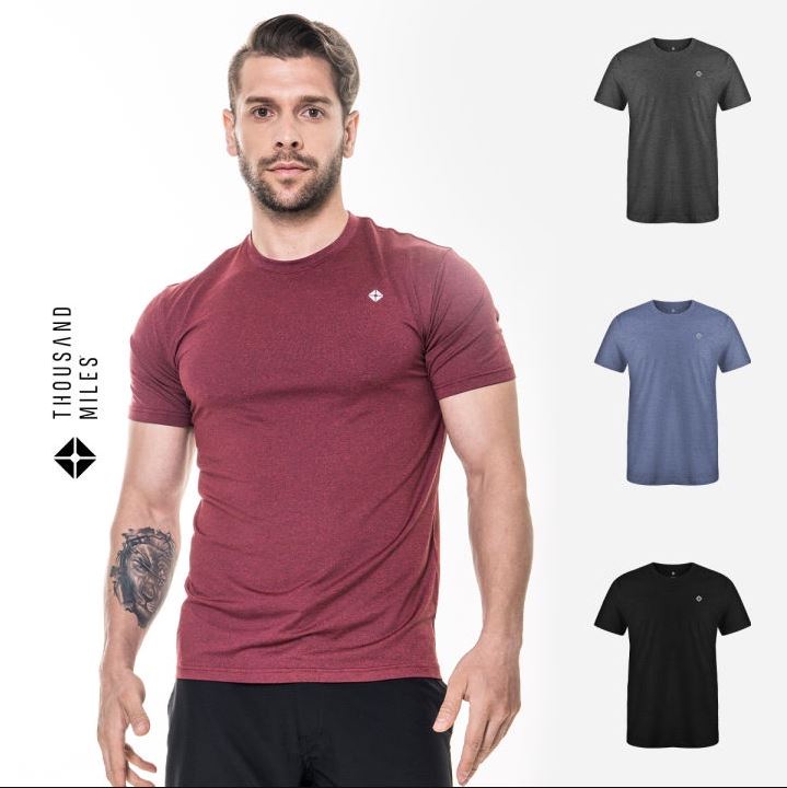 Thousand Miles Aero-01 T-Shirt - Maroon / Black / Blue / Gray|,|