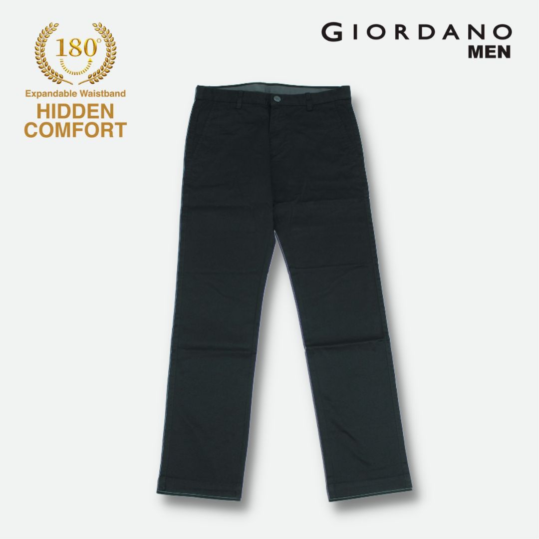 Giordano Men 180° Low Rise Skinny Tapered Pants|,|