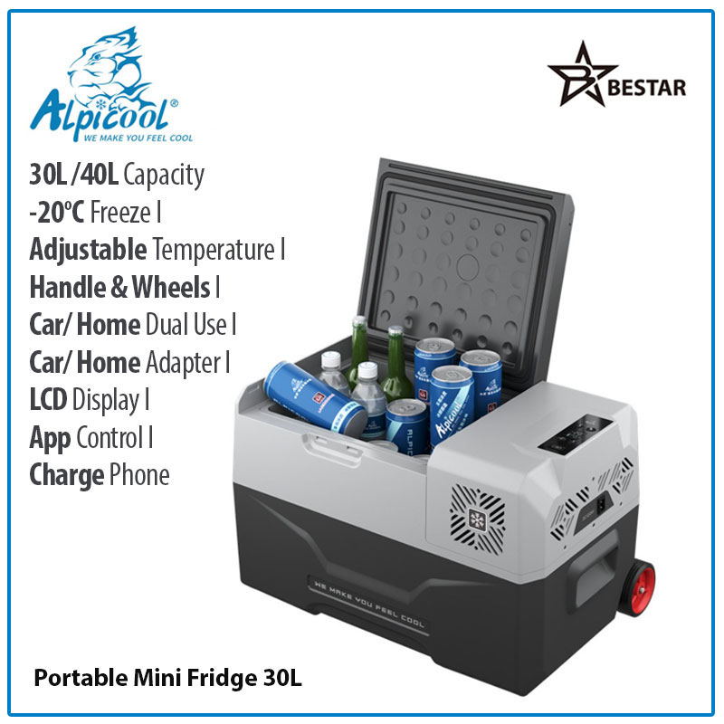 [SG Best Seller]Mini Portable Fridge Refrigerator 15L/22L/25L/30L/40L Alpicool Car Portable Fridge Refrigerator/ Home/ Car Dual Use|,|