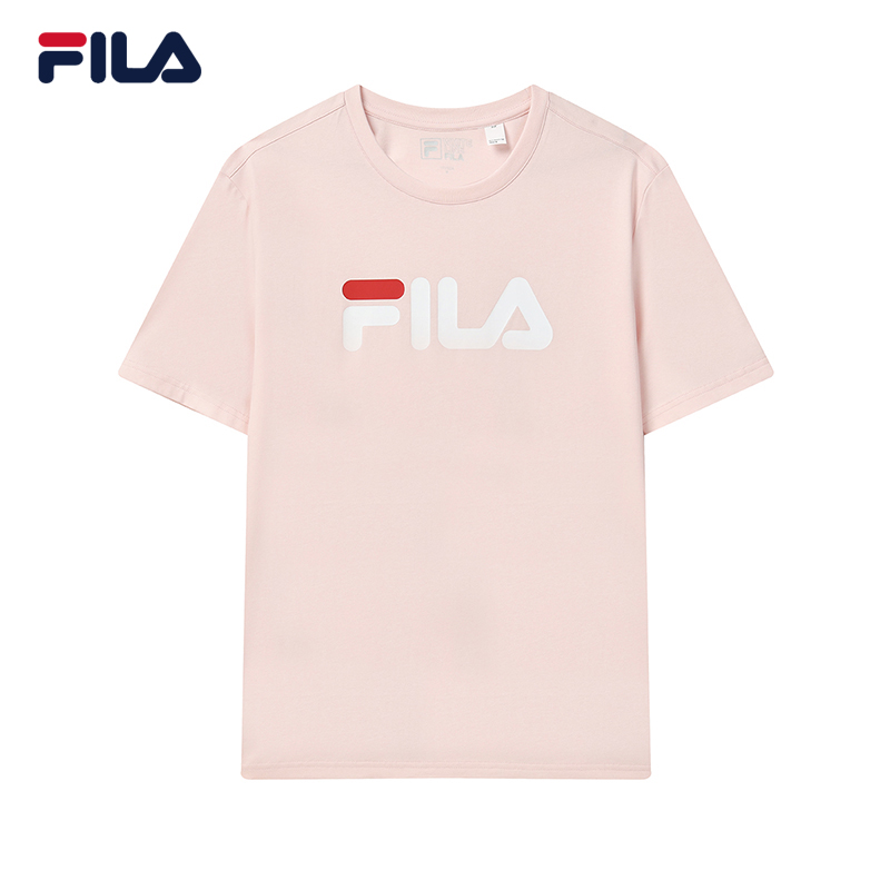 FILA CORE Men&#x27;s LIFESTYLE Short Sleeve T-shirt in Pink (Unisex)|,|
