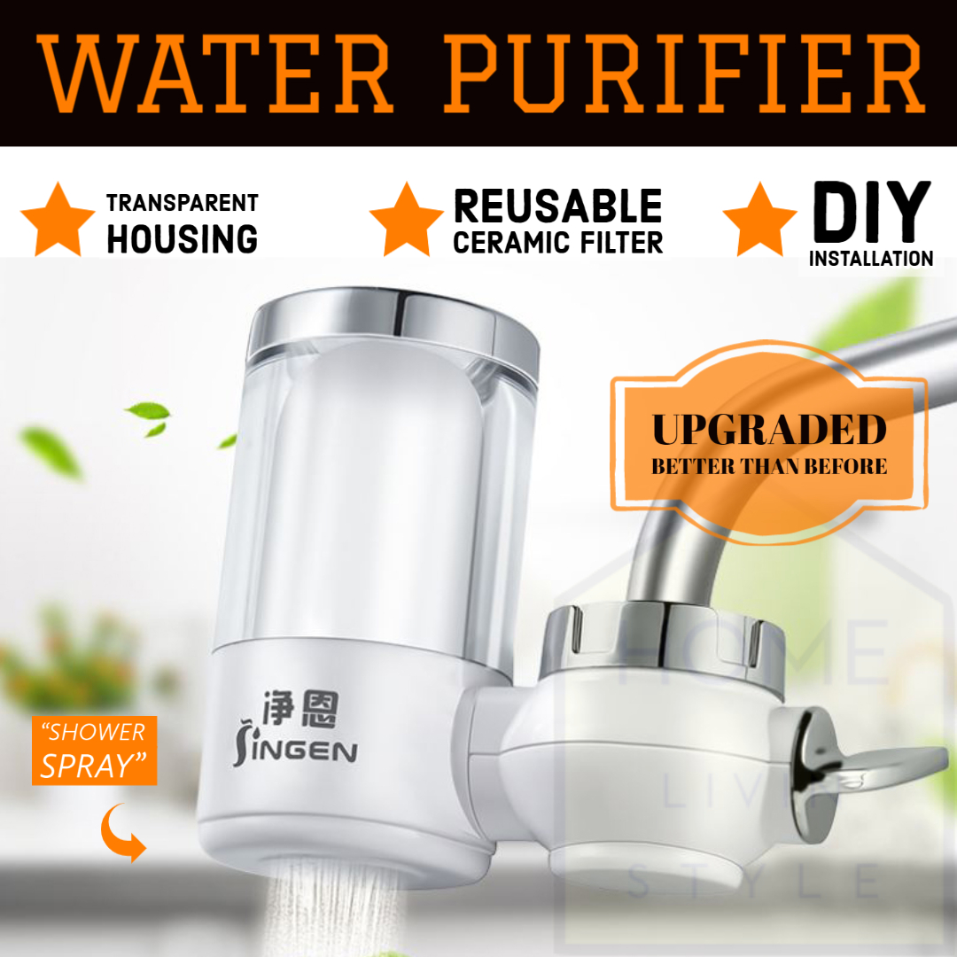 Jn-21 Tap Water Purifier Ceramic Filter | Refill Filter Reusable | Spray Nozzle | Clean Water|,|