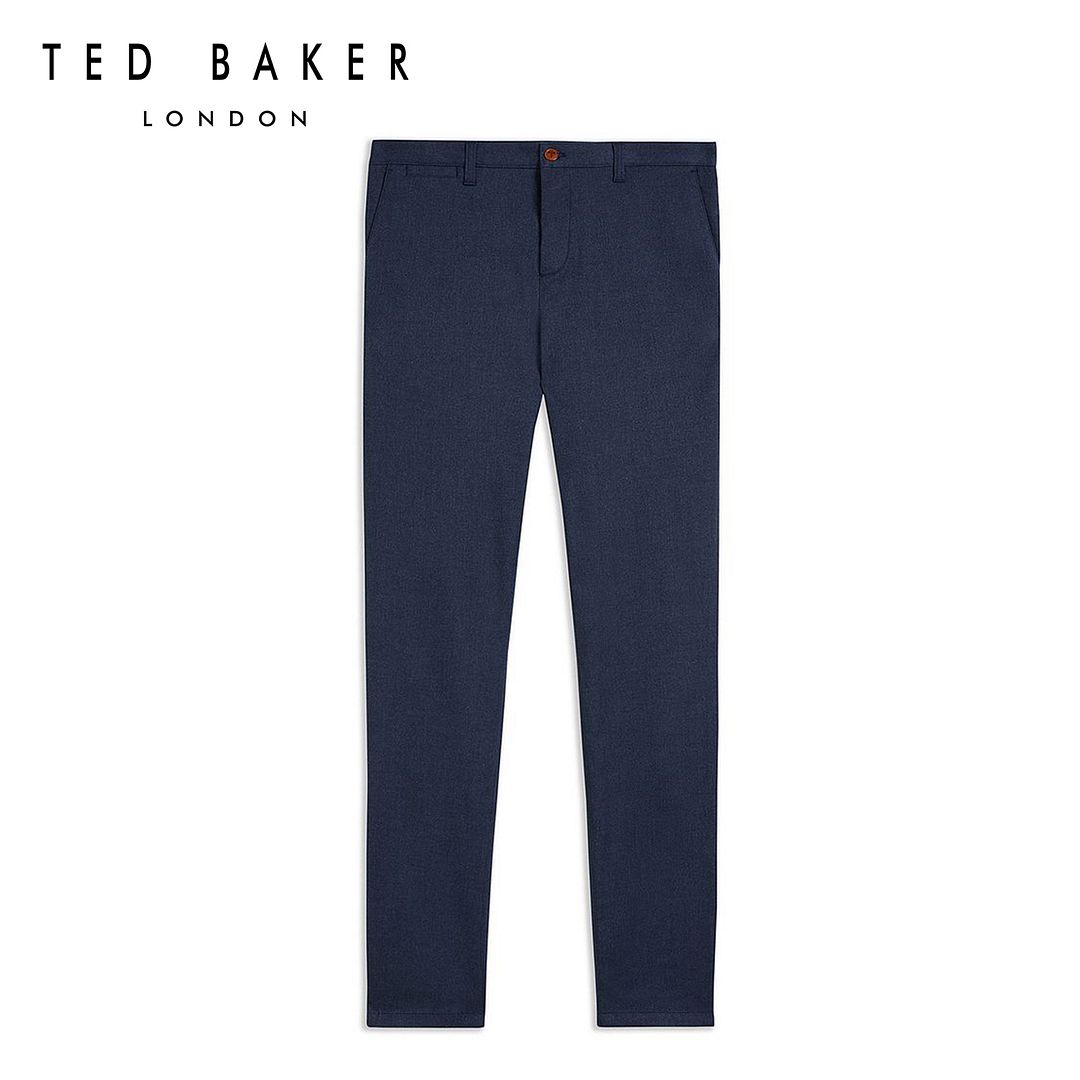 Ted Baker Unisex Baren Irvine Fit Textured Trousers|,|