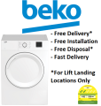 BEKO DA7011PA 7KG WHITE FRONT LOAD VENTED DRYER|,|
