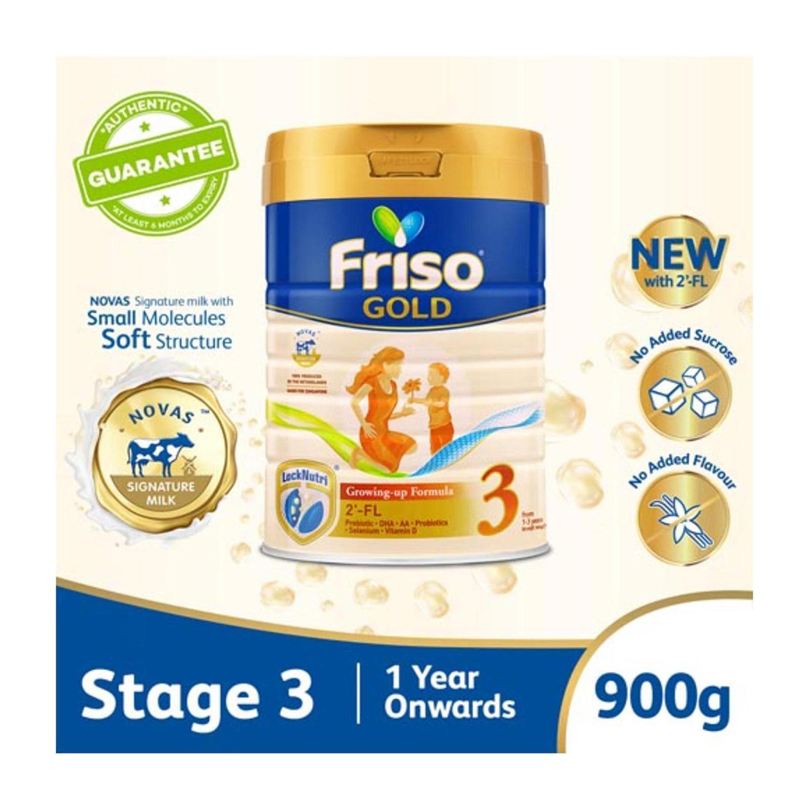 Friso Gold 3 Growing Up Milk with 2&#x27;-FL 900G for Toddler 1+ years Milk Powder|,|