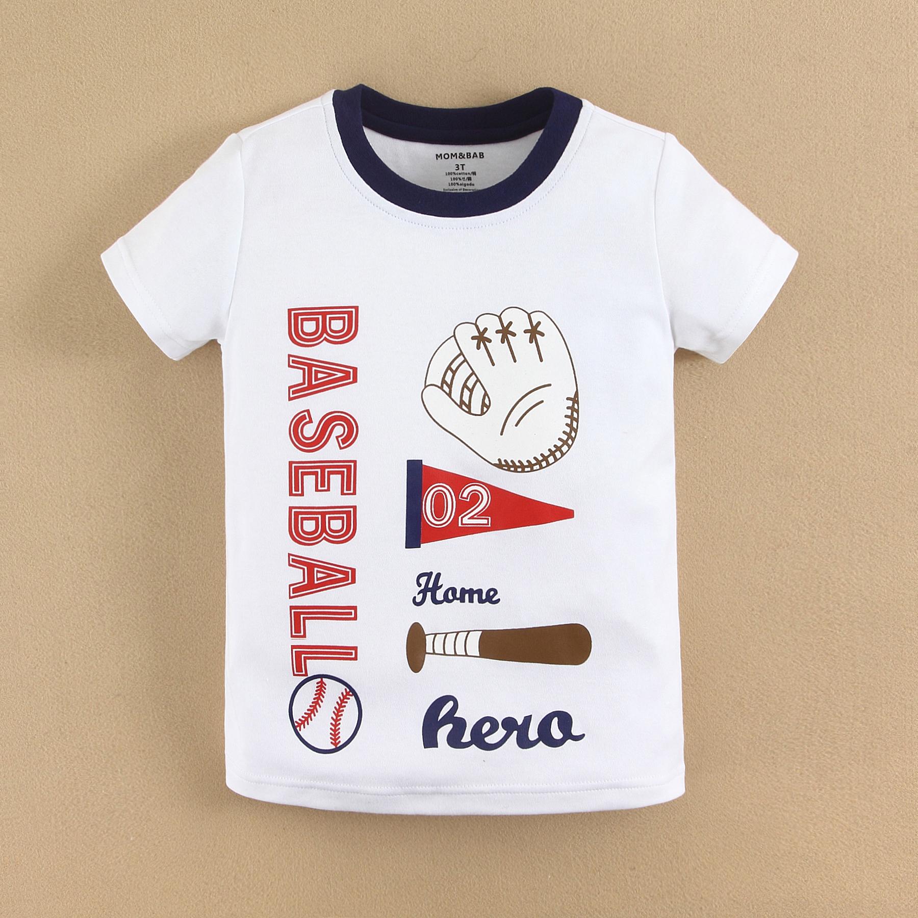Mom And Bab Baseball Series Boy T shirt size 3T|,|