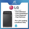 LG T2109VSAB 9KG BLACK SMART INVERTER TOP LOAD WASHING MACHINE|,|