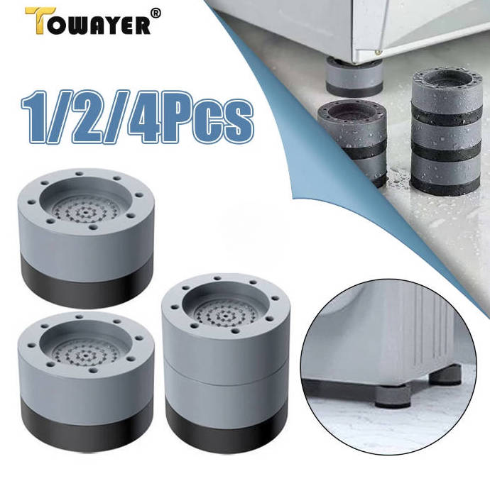 Washing Machine Anti Vibration Feet Pads Rubber 4Pcs  Mat Anti-Vibration Pad Dryer Universal Fixed Non-Slip Pad|,|