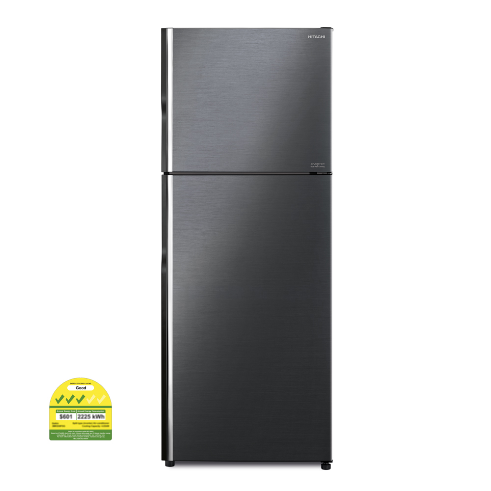 [BULKY] HITACHI R-VX480PMS9-BBK 407L 2 DOOR FRIDGE | 1 YEAR WARRANTY|,|